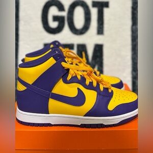 Nike Dunk High x Lakers